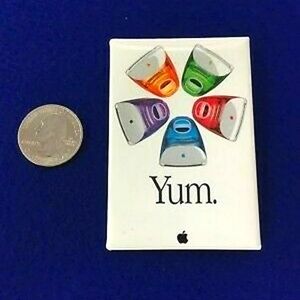 Vintage 1999 Macintosh Pin